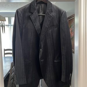 Armani Velvet herringbone blazer. 46L Excellent condition!